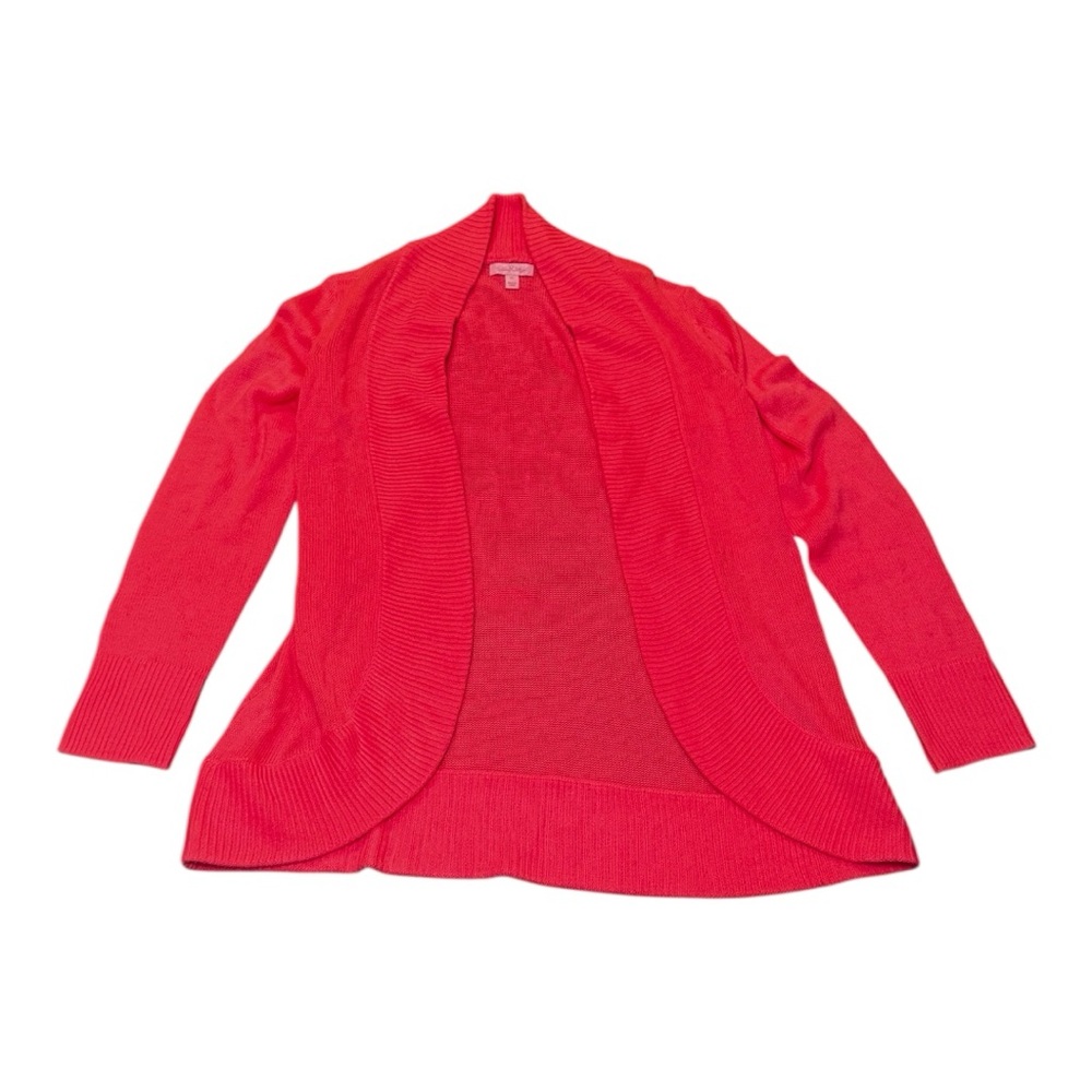 Lilly Pulitzer Vibrant Pink Open Cardigan